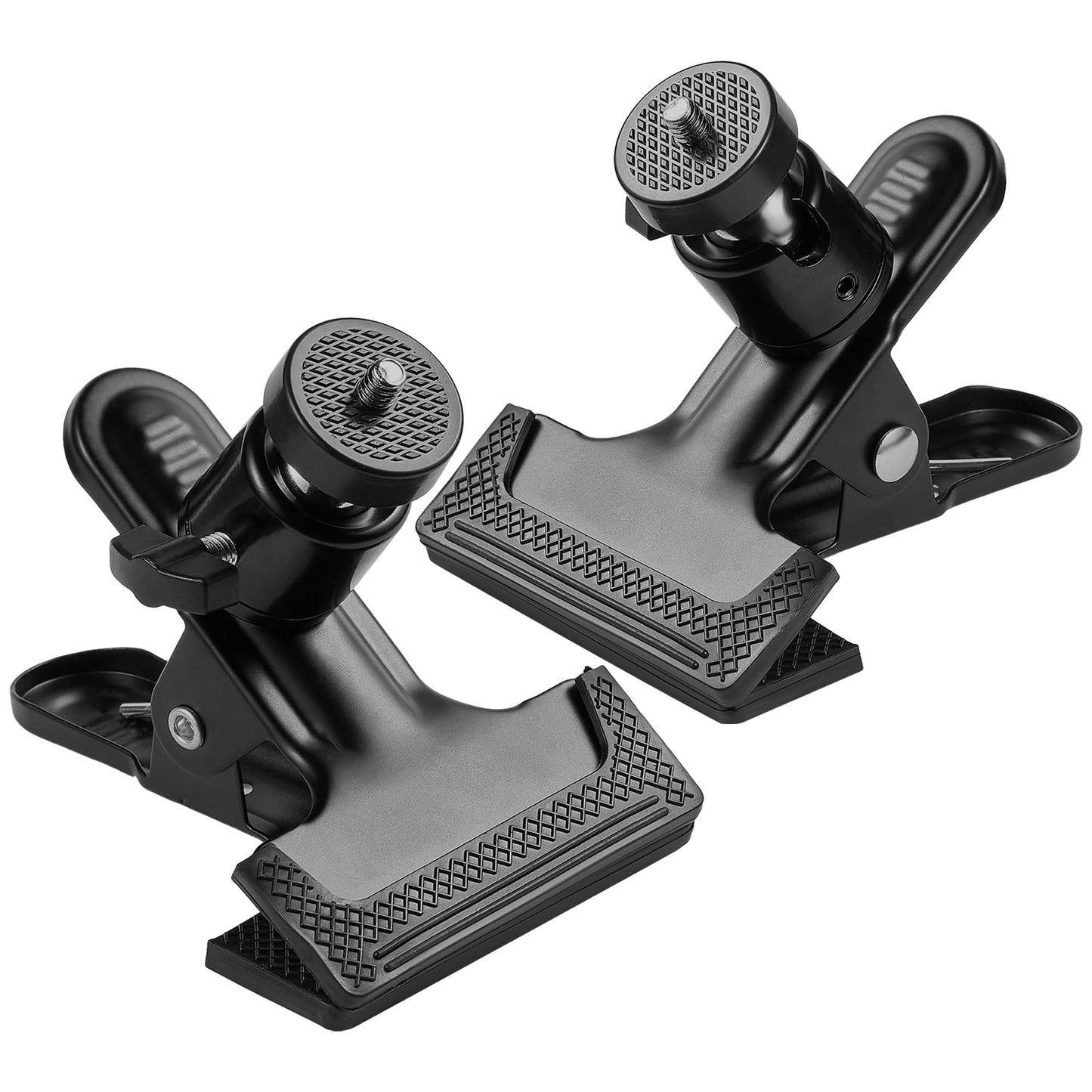 ALTIN Trail Camera Clip Mount, 2 Pack Tracking Camera Bracket, 360 Rotatable Interface Trailcam Holder for Hunting with Camouflage Style