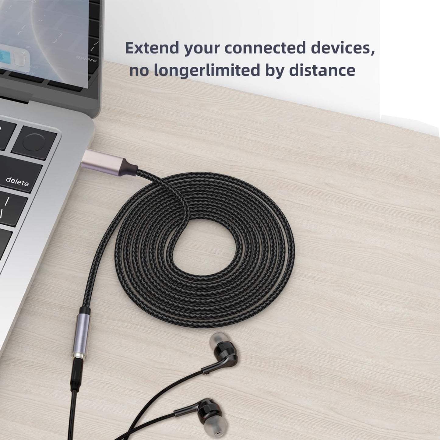 2 Pack 1M USB C to Headphone Jack Adapter,USB-c to 3.5mm Headphone Jack Adapter Cable,Compatible with Phone 17 Pro Max/16/15,Samsung Galaxy S25