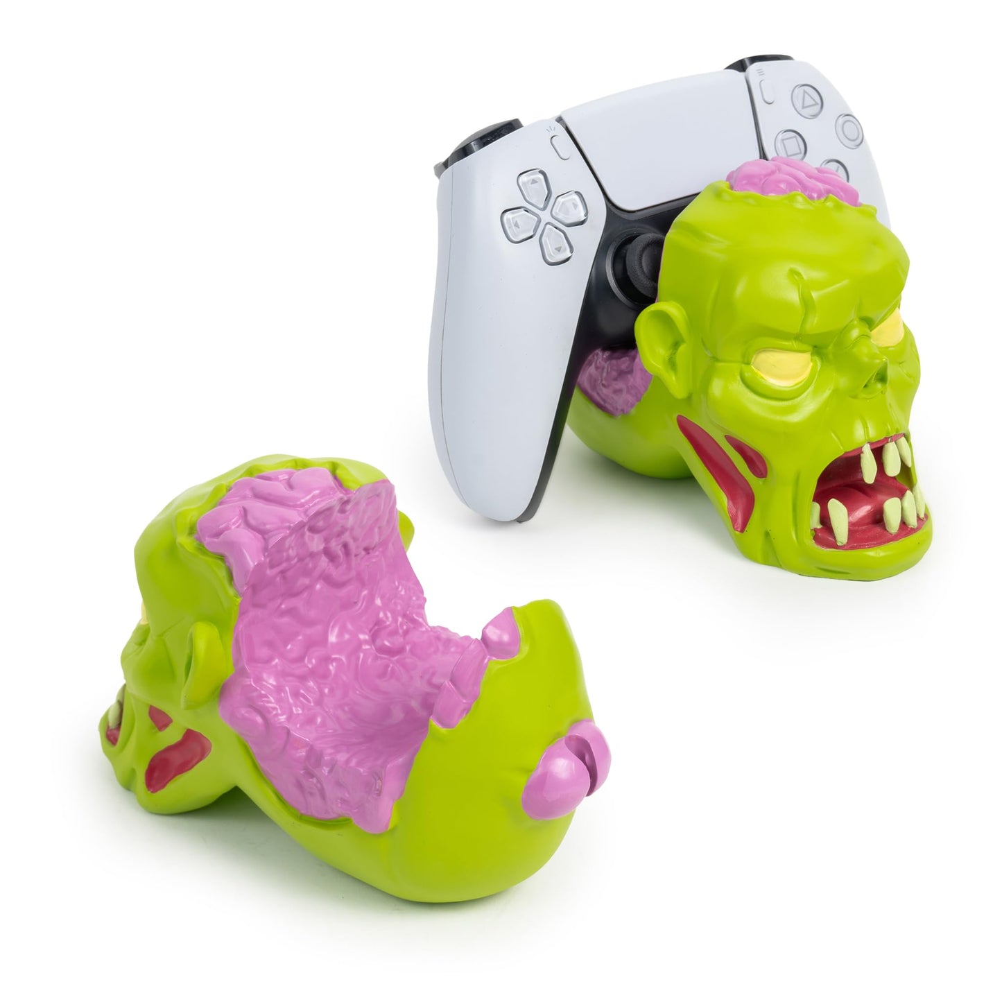 Glistco Zombie Head Controller Stand - Controller Holder Figure, Gaming Controller Accessories, Zombie Collectible Home Decor for Desktop, Compatible