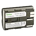 Kastar BP511 Li-ion Battery for Canon BP-511 BP511A BP-511A and Canon ZR10 ZR20 ZR25MC ZR30MC ZR40 ZR45MC ZR50MC ZR60 ZR65MC ZR70MC ZR80 ZR85 ZR90