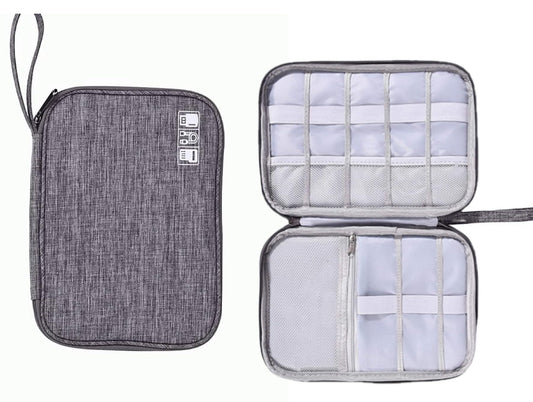 MVA ACCESSORY cable organizer bag Travel Case,Electronic Accessories Storage Bag,Portable Waterproof Cable -Travel Cord Organizer- Bag for Small