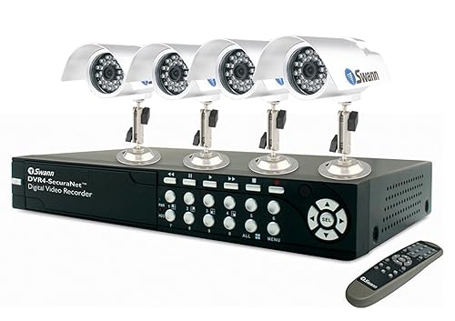 DVR4-SecuraNet Maxi Day/Night Kit - 4 Channel Digital Video Recorder with Networking & 4 Maxi Day/Night Cams