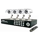 DVR4-SecuraNet Maxi Day/Night Kit - 4 Channel Digital Video Recorder with Networking & 4 Maxi Day/Night Cams