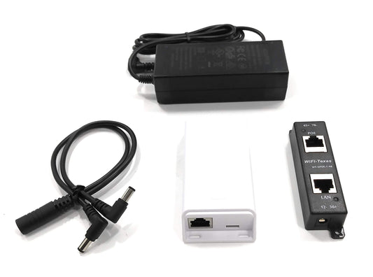 PoE Texas PoE to USB-C Power & Separate Data Delivery Kit - USB Type C Power Delivery Kit with Max Output of 41 Watts, Compatible with Dell, HP