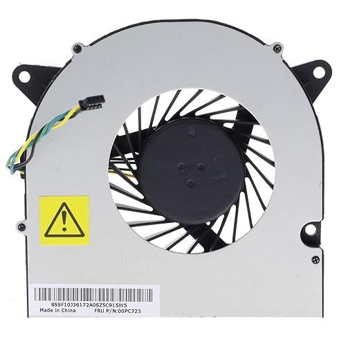 CPU Cooling Fan for Lenovo IDEACENTRE AIO 520-24AST 520-22IKU 520-22IKL 510-22ASR 510-23ASR S500z 300-22 300-22ISU 300-23ISU 300-23ACL 00PC723 00XD821