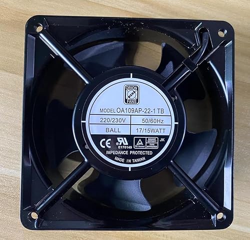 OA109AP-22-1 TB 220V/230V 17/15W 12CM Cabinet Fan for OA109AP-22-1 TB Qideyipe Fan