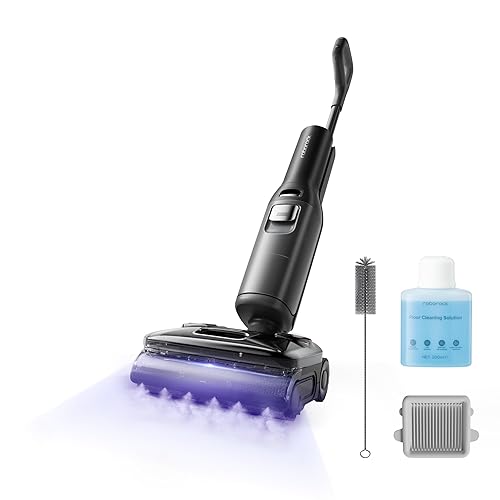 roborock F25 Ultra Steam Wet Dry Vacuum Cleaner, 356°F Steam Mop & 187°F Hot Water Cordless Vacuum Mop All in One, Floor Washer with Blue Light, 194°F