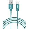 LIQUIPEL Powertek 6ft USB Type C Fast Charging Cable - Two Tone Charger for Galaxy, Android, iPhone, MacBook, Nintendo, PlayStation, Pixel, and More