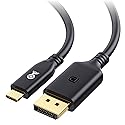 Cable Matters [VESA Certified] 40Gbps Unidirectional USB C to DisplayPort 2.1 Cable - 6.6ft, Supports DP40, 8K@120Hz / 4K@480Hz (Thunderbolt 4