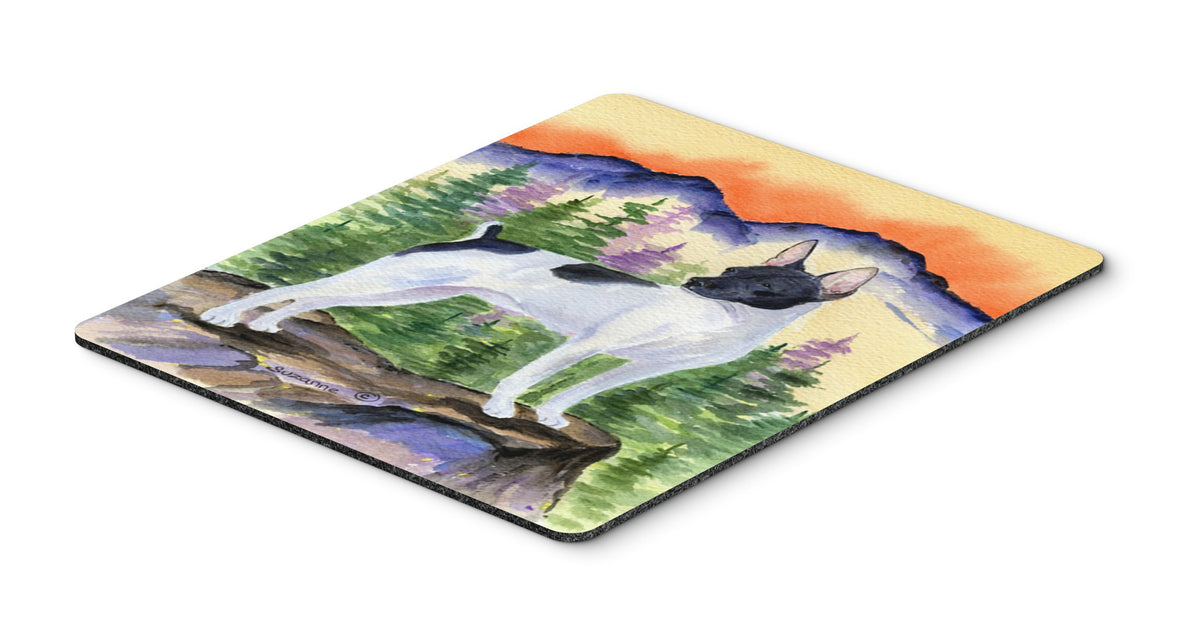 Caroline's Treasures SS8224MP "Rat Terrier Mouse Pad, Hot Pad or Trivet" for Home Office Gaming Working Computers Laptop Mouse Mat,Washable Large