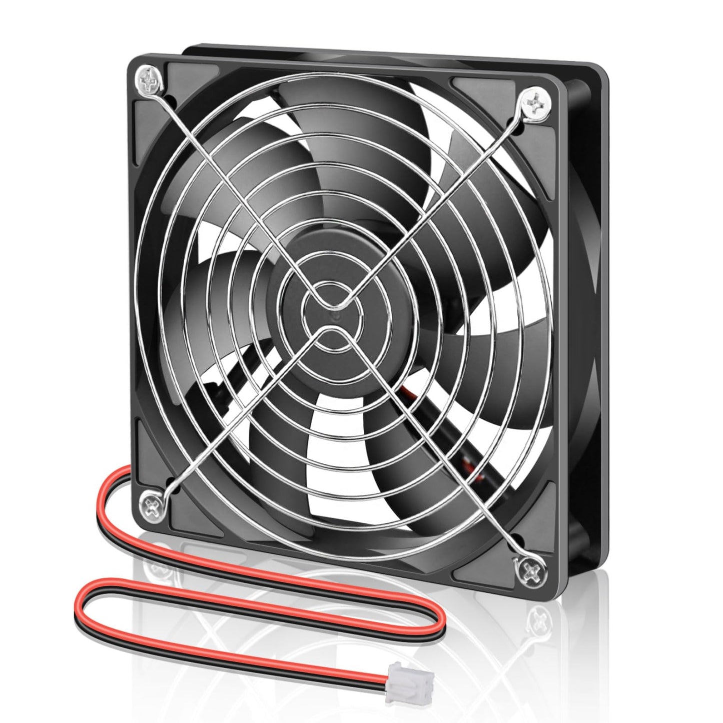Wathai 120mm x 25mm 12V DC Brushless Cooling Fan Dual Ball High Speed 2Pin for Computer Case Cooler