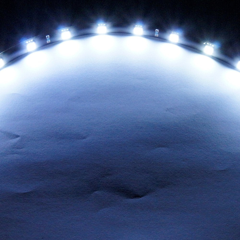 SOCAL-LED LIGHTING 30cm 12" White Flexible LED Strips High Power Bright 5050 12 SMD Car DRL Under Dash Accent Light, Waterproof, Cuttable, Pack of 2