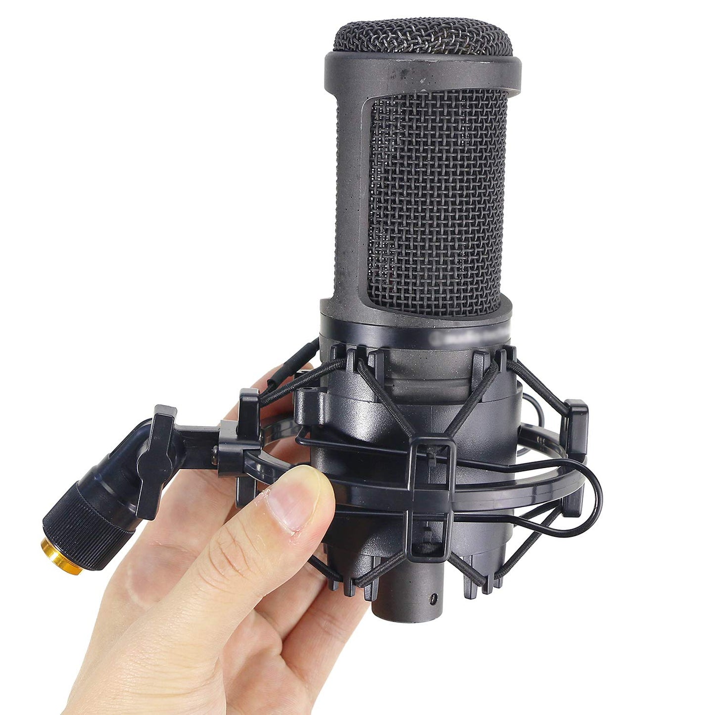 YOUSHARES AT2020 Shock Mount, Microphone Shock Mount Reduces Vibration Noise for Audio Technica AT2020 AT2035 ATR2500 Condenser Mic