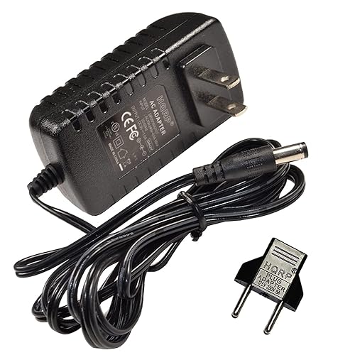 HQRP AC Adapter/Power Supply Replacement Compatible with Brother P-Touch Extra PT-300 PT-310 PT-320 PT-340 Labeling System + HQRP Euro Plug Adapter