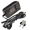 HQRP AC Adapter/Power Supply Replacement Compatible with Brother P-Touch Extra PT-300 PT-310 PT-320 PT-340 Labeling System + HQRP Euro Plug Adapter