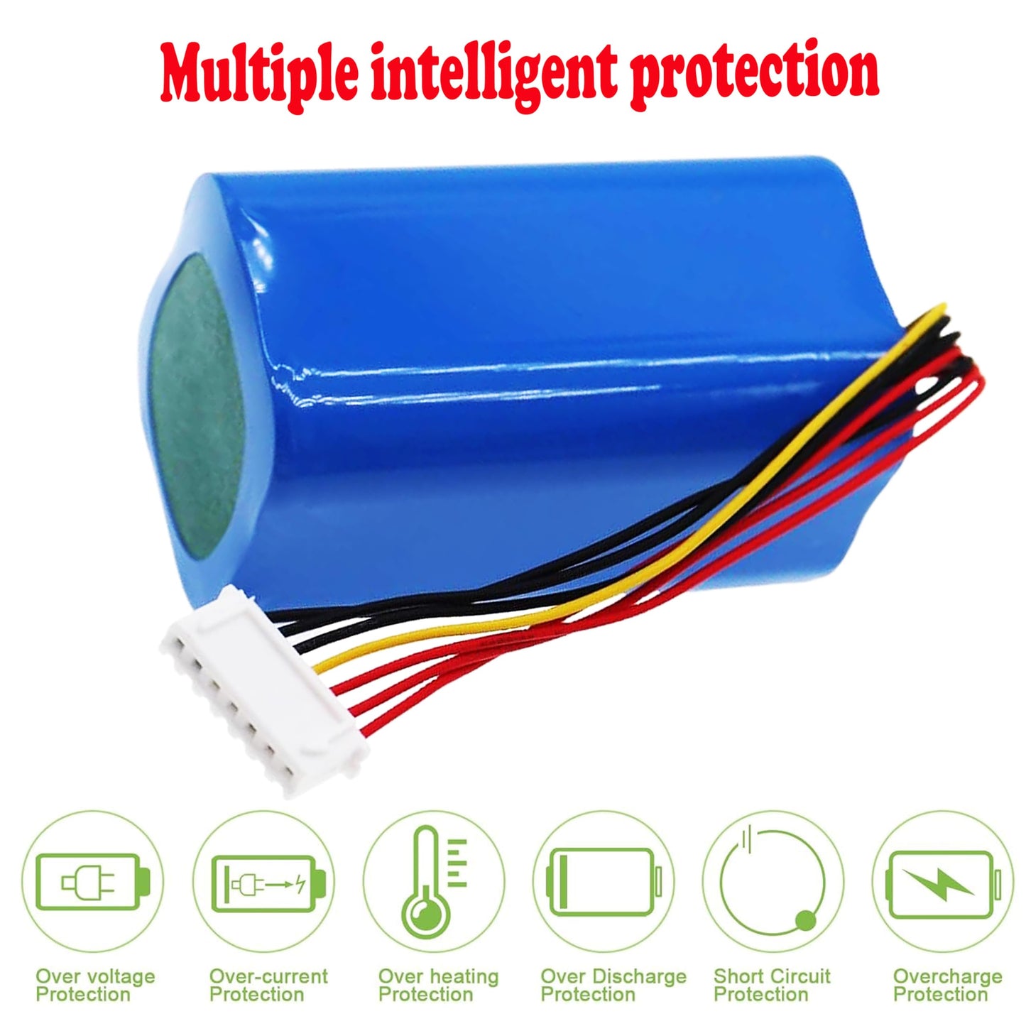 SCESMIA SRS-XB30 Replacement Battery Compatible with So-ny SRS-XB43 ID659B SRS-XB3 ID659 SRS-X30 Speaker 7.4V 5200mAh