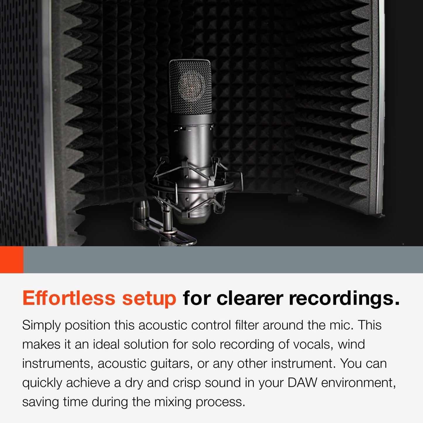 Tascam TM-AR1 Microphone Reflection Filter