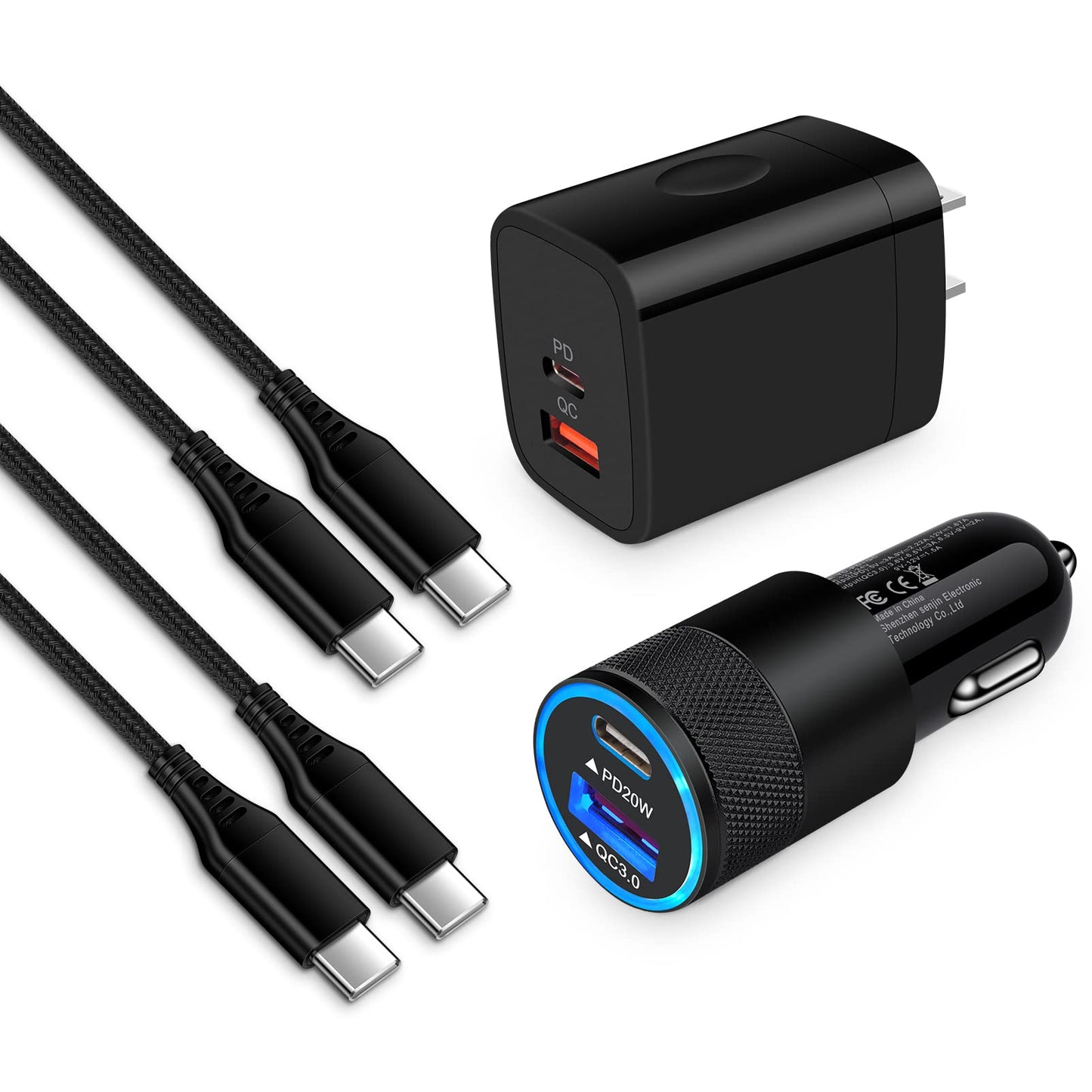 Samsung Android Phone Charger Fast Charging for Galaxy A17 A16 S25 Ultra S24 A15 A13 A14 5G A53 S22 FE S21 A25 A23, 20W Power Wall Charger Plug,38W