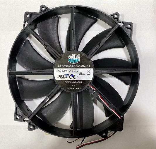 A20030-07CB-3MN-F1 DC12V 0.30A 200mm×200mm×30mm Cooling Fan for Qideyipe