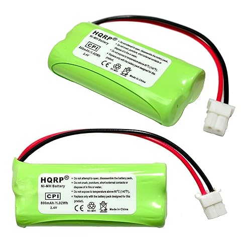 HQRP Phone Battery 2-Pack Compatible with VTech CS6429 CS6429-2 CS6429-3 CS6429-4 CS6429-5 Cordless Telephone