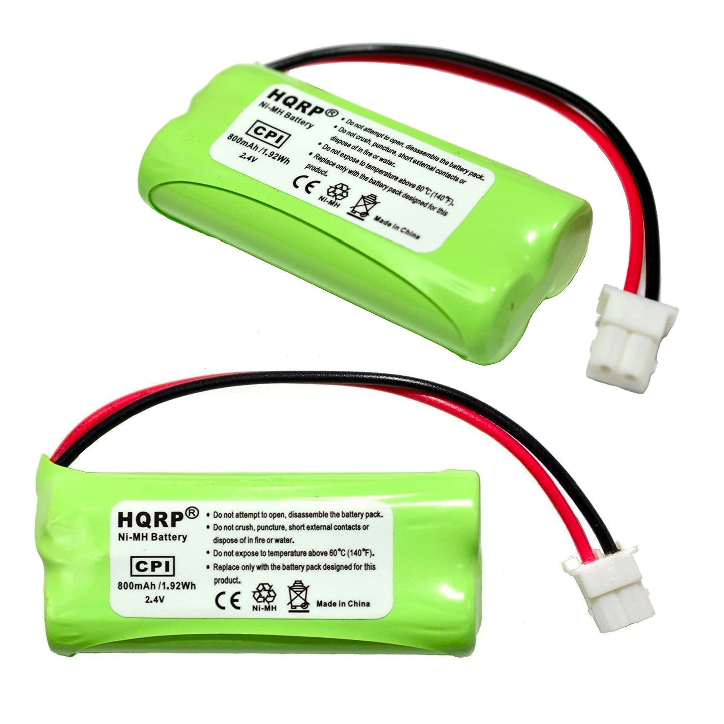 HQRP Phone Battery 2-Pack Compatible with VTech CS6429 CS6429-2 CS6429-3 CS6429-4 CS6429-5 Cordless Telephone