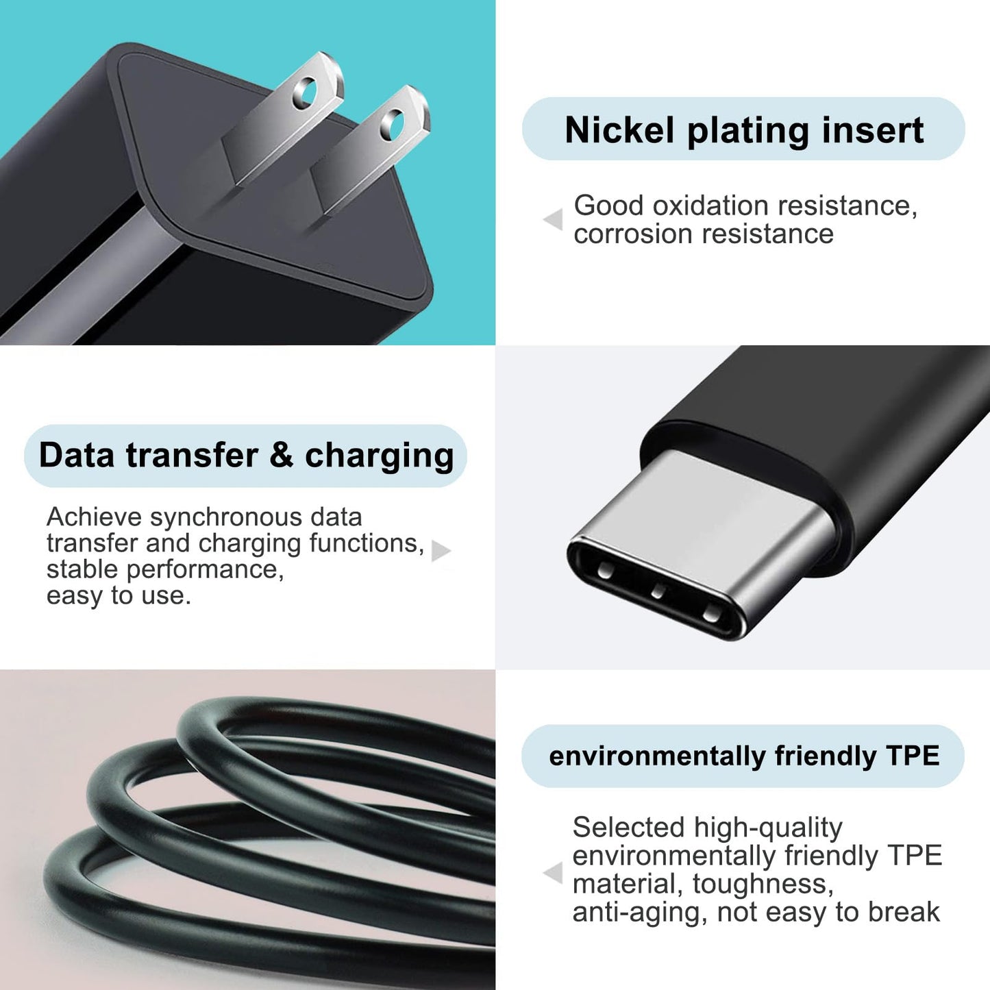 USB C Charger Cable Compatible for Bose QuietComfort Ultra/II, Ultra Open Earbuds, Bose 700 UC, QuietComfort Ultra, QC 45 Headphones, SoundLink