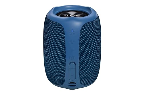 Creative Muvo Play Portable Bluetooth 5.0 Speaker, IPX7 Waterproof for Outdoors, Up to 10 Hours of Battery Life, with Siri and Google Assistant (Blue)
