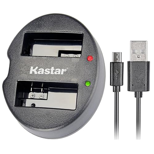 Kastar Dual USB Charger for Canon LP-E8, LC-E8E and Canon EOS 550D, EOS 600D, EOS 700D, EOS Rebel T2i, EOS Rebel T3i, EOS Rebel T4i, EOS Rebel T5i