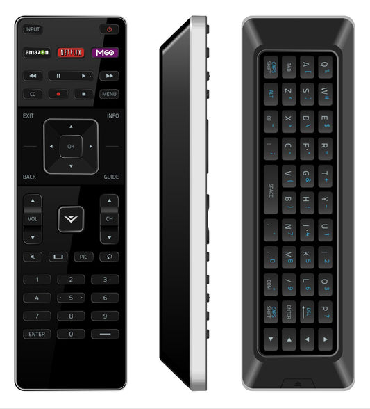 Universal for VIZIO Smart TV Remote Control Replacement XRT500, XRT140, XRT136 Includes Dual Side QWERTY Keyboard