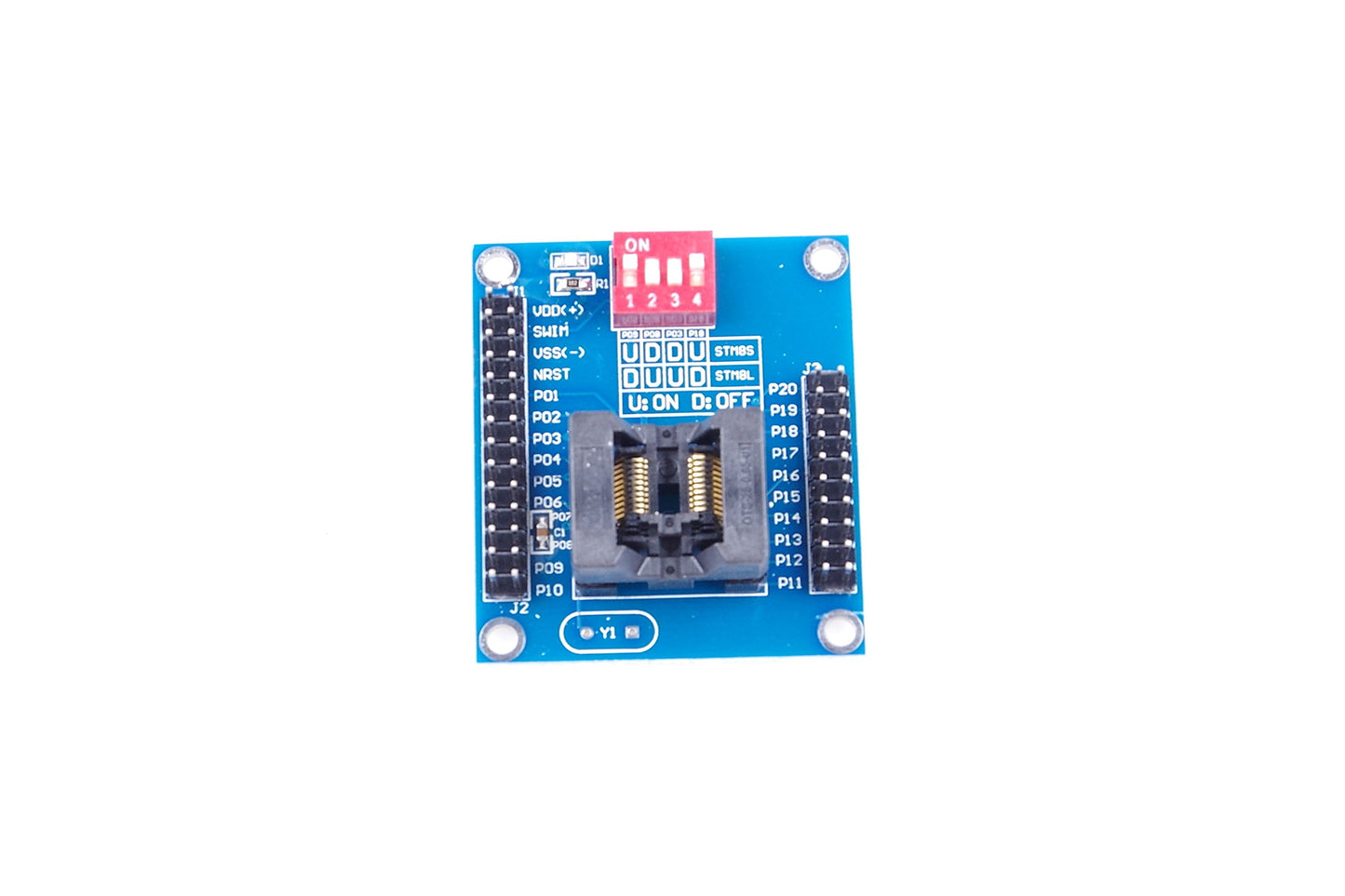 KNACRO STEM8S 8L TSSOP20 Programming Block Test Station Download Programmer Offline Programmer Block
