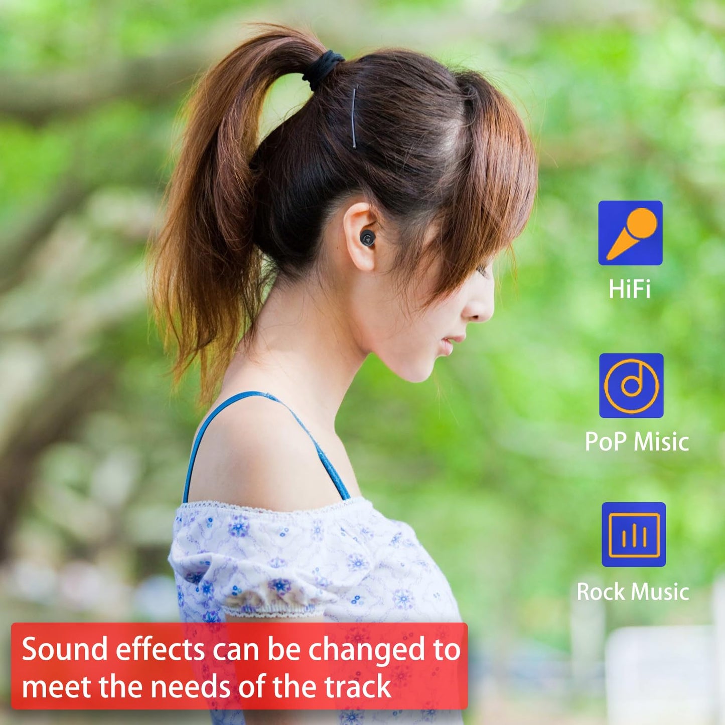FAAEAL Bluetooth 5.3 Wireless Earbuds with Wireless Charging Case,Waterproof Stereo Headphones in Ear Built in Mic Headset Premium Sound with Deep…