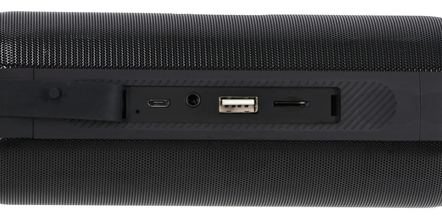 RockvilIe RPB25 Bluetooth Speaker for lphone/Android/Laptop w/USB+SD+Aux in+FM