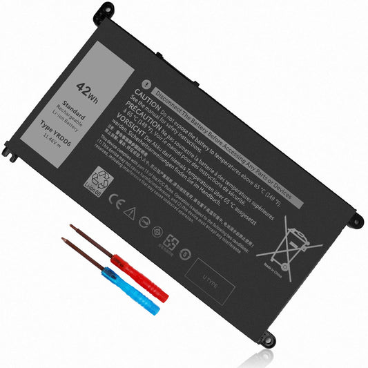 Eafinesy 42Wh YRDD6 Battery Replacement for Dell Inspiron 15 3000 Series 3583 3593 3582 3501 Inspiron 15 5000 Series 5584 5585 5593 5594 5598 14 3493