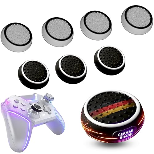 MatoSan 8 Thumbstick Grip Caps - Silicone Thumb Grips Compatible with PS5, PS4, Xbox Controller - Anti-Slip Joystick Cover - Controller Grips - Gaming