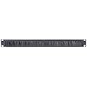 APC Rackmount Horizontal Cable Organizer, AR8429, 1U with Brush Strip