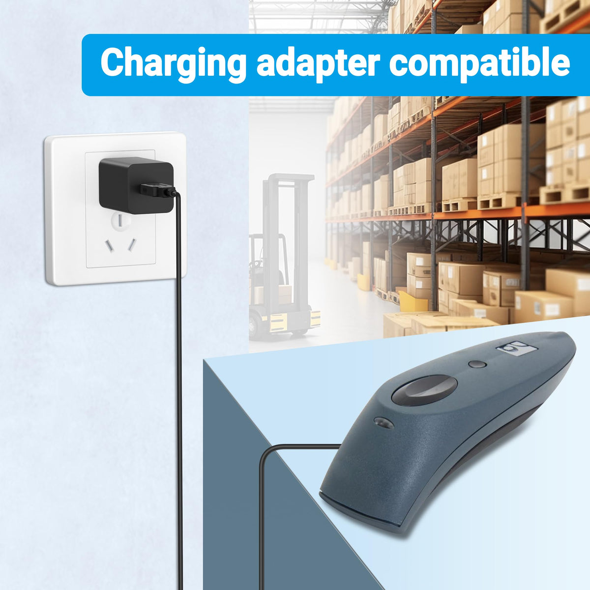 PKPOWER USB Cable PC Charging Charger Power Cord Lead for Socket Mobile CX2870-1409 CHS 7Ci Series 7 Bluetooth Cordless Hand Held Scanner