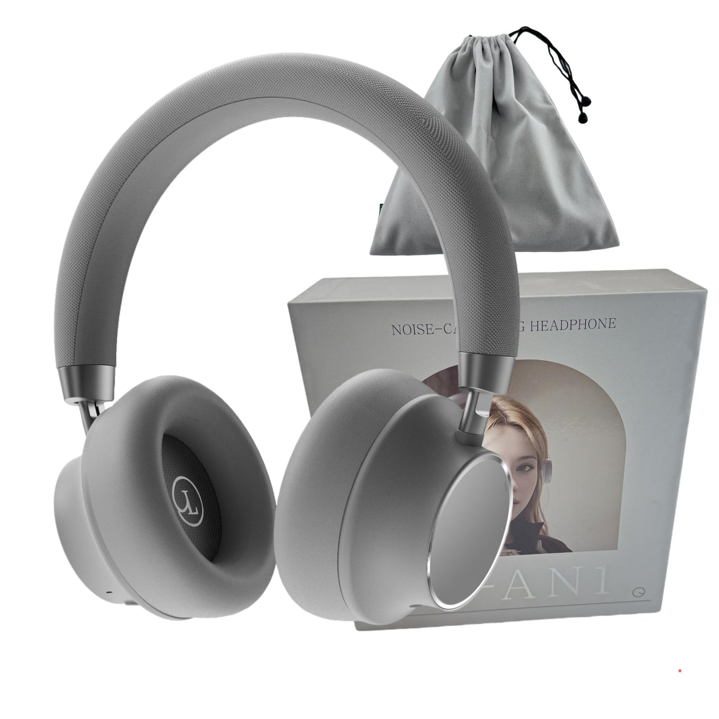 YUSONIC Bluetooth Headphones Over Ear, Noise Cancelling Wireless Headphones with Microphone, HiFi Stereo Foldable Lightweight Headset, Deep Bass…
