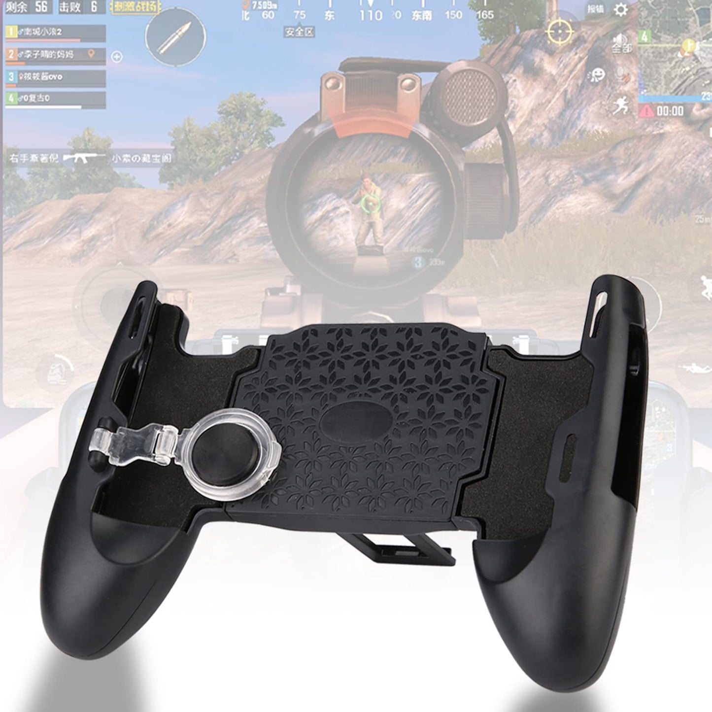Phone Gamepad, 3 in 1 Portable Universal Mobile Phone Gamepad Holder Telescopic Gamepad Game Controller Joystick for PUBG Compatible with 4.5-6.5 Inch