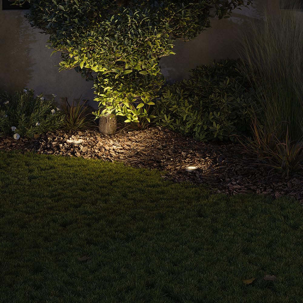 Hinkley Hardy Island 16701MZ Flat Top LED Well Light - Includes Wiring Kit & Anti-Corrosion PVC Burial Sleeve - Matte Bronze