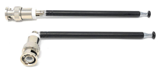 A Pair Telescopic Antennas BNC Connectors for Portable Radio Scanner