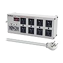 Tripp Lite ISOBAR8ULTRA Isobar 8 Outlet Heavy Duty Power Strip Surge Protector, 3840 Joules, 12ft Cord, Flat Plug, Metal Power Strip, Industrial