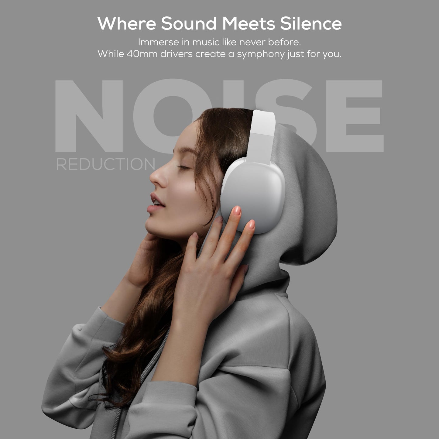 Gabba Goods Wireless Over Ear Bluetooth Headphones with Microphone - Wireless Headset -Noise Reduction - Bluetooth, Wired,Built in Micro SD…