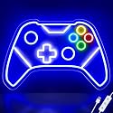 Gamer Neon Sign, Gaming Neon Sign for Gamer Room Decor, Gaming Lights for Wall Decor, Boys Bedroom and Video Game Room, USB Powered Adjust Brightness