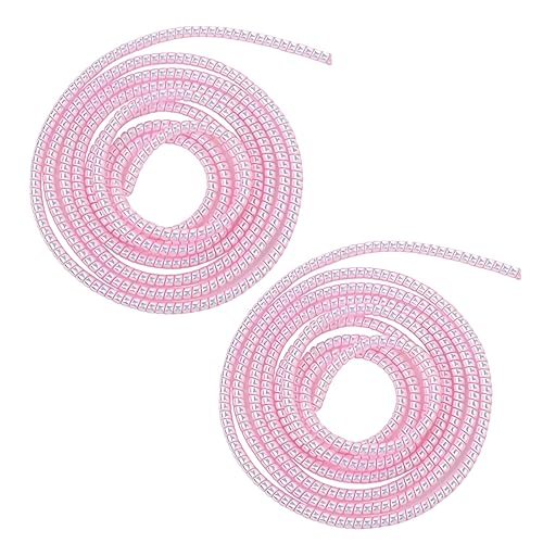 2Pcs Cable Protector Spiral Wrap for Headphones and Data Cables, Helps Organize and Protect Various Cables Like Chargers, Earphones