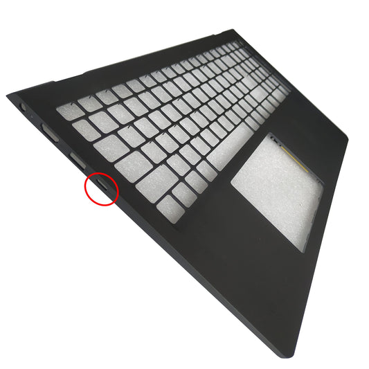 Laptop Shell Compatible for Dell Inspiron 15 3510 3511 3515 3520 3525 09CJN3 054WVM 03JRFX Black (Palmrest Upper Cover Case with Type-C Hole)