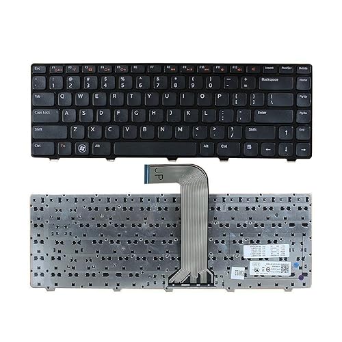 New US Black Keyboard Replacement for Dell Inspiron N4050 N4110 3520 XPS 15 L502X M5040 N5050 N5040 M521R 14 (N4050) 15 (N5040) 14R SE 7420