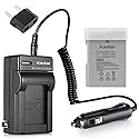 Kastar EN-EL14 Battery (1-Pack) and Charger for Nik ENEL14 EN-EL14a MH-24 and Nik Coolpix P7000 P7100 P7700 P7800 D3100 DSLR D3200 DSLR D3300 DSLR