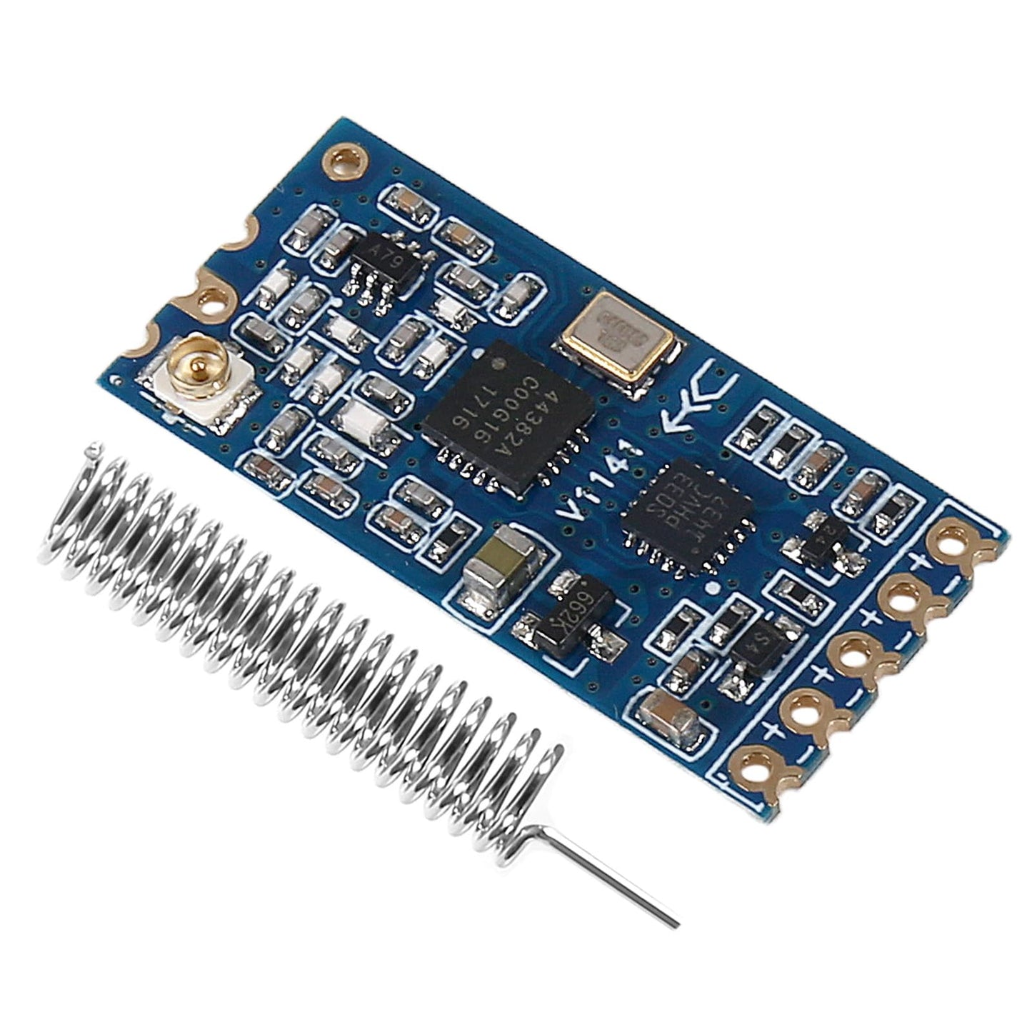 XIITIA 1pc HC-12 433Mhz SI4463/SI4438 Wireless Serial Port Module 1000M Replace Bluetooth with Antenna