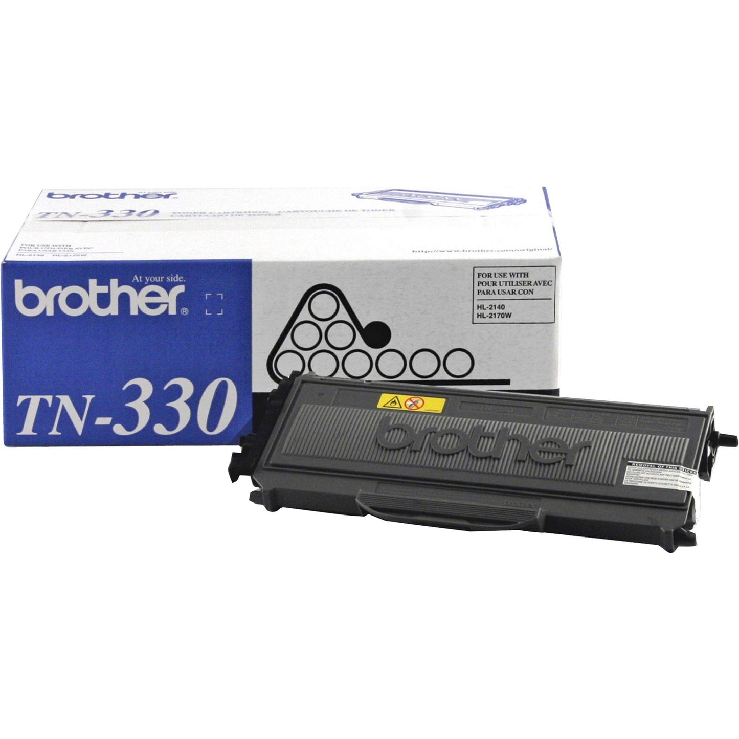 Brother TN330 Original Toner Cartridge, Black - in Retail Packaging