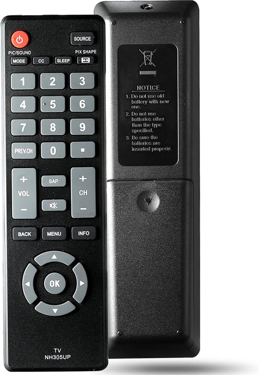 NH305UD Universal Remote Control Replacement for Emerson LCD HDTV TV